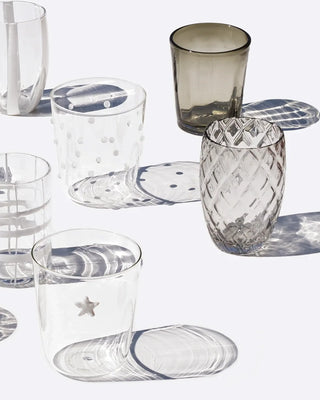 Zafferano Melting Pot box of 6 assorted glasses Zafferano Grey Transparent - Buy now on ShopDecor - Discover the best products by ZAFFERANO design