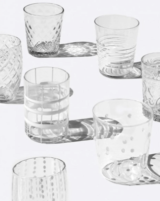 Zafferano Melting Pot box of 6 assorted glasses Transparent - Buy now on ShopDecor - Discover the best products by ZAFFERANO design