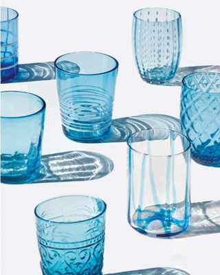 Zafferano Melting Pot box of 6 assorted glasses Zafferano Aquamarine - Buy now on ShopDecor - Discover the best products by ZAFFERANO design