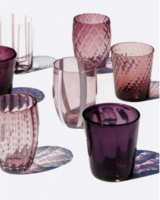 Zafferano Melting Pot box of 6 assorted glasses Zafferano Amethyst - Buy now on ShopDecor - Discover the best products by ZAFFERANO design