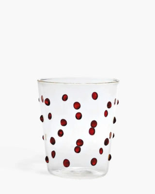 Zafferano Party Tumbler transparent glasses with polka dots 45 cl-15.22 oz