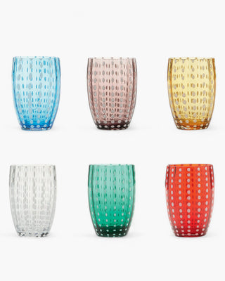 Zafferano Perle Set 6 tumblers 32 cl-10.82 oz - Buy now on ShopDecor - Discover the best products by ZAFFERANO design