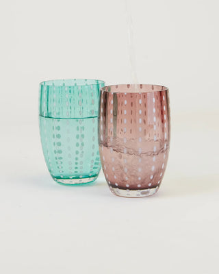 Zafferano Perle tumbler coloured glass 32 cl-10.82 oz - Buy now on ShopDecor - Discover the best products by ZAFFERANO design