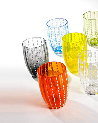 Zafferano Perle tumbler coloured glass 32 cl-10.82 oz - Buy now on ShopDecor - Discover the best products by ZAFFERANO design