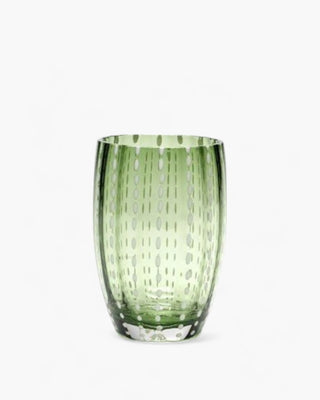 Zafferano Perle tumbler coloured glass 32 cl-10.82 oz Zafferano British racing green - Buy now on ShopDecor - Discover the best products by ZAFFERANO design