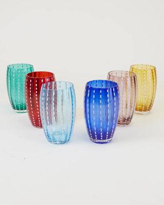 Zafferano Perle tumbler coloured glass 32 cl-10.82 oz - Buy now on ShopDecor - Discover the best products by ZAFFERANO design