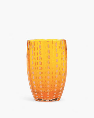 Zafferano Perle tumbler coloured glass 32 cl-10.82 oz Zafferano Orange - Buy now on ShopDecor - Discover the best products by ZAFFERANO design