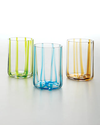 Zafferano Tirache tumbler coloured glass 35 cl-11.83 oz - Buy now on ShopDecor - Discover the best products by ZAFFERANO design