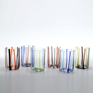 Zafferano Tirache tumbler coloured glass - Buy now on ShopDecor - Discover the best products by ZAFFERANO design