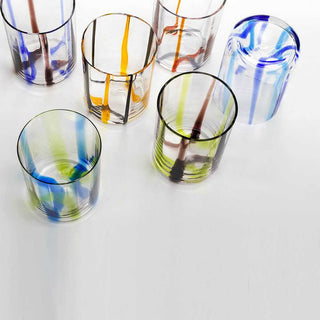 Zafferano Tirache Set 6 tumblers in different colours - Buy now on ShopDecor - Discover the best products by ZAFFERANO design