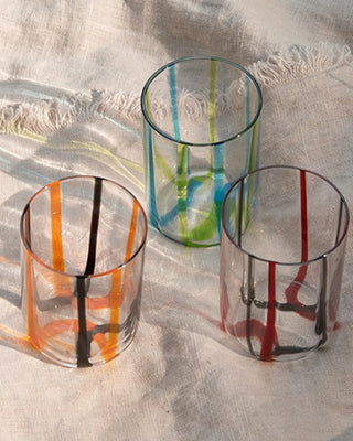 Zafferano Tirache Set 6 tumblers in different colours 35 cl-11.83 oz - Buy now on ShopDecor - Discover the best products by ZAFFERANO design