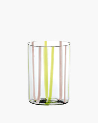 Zafferano Tirache tumbler coloured glass 35 cl-11.83 oz Zafferano Apple Green Amethyst - Buy now on ShopDecor - Discover the best products by ZAFFERANO design