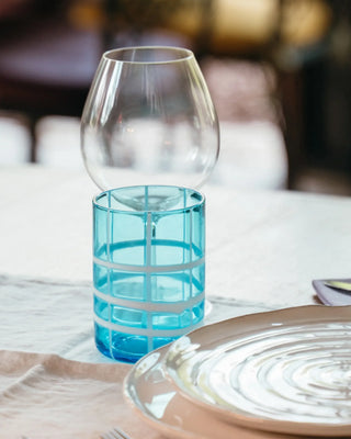 Zafferano Twiddle tumbler coloured glass - Buy now on ShopDecor - Discover the best products by ZAFFERANO design