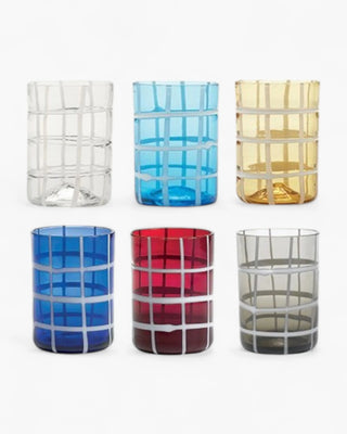 Zafferano Twiddle Set 6 tumblers 35 cl-11.83 oz - Buy now on ShopDecor - Discover the best products by ZAFFERANO design