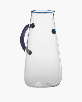 Zafferano Uniche glass Carafe 1.4 l-47.34 oz Zafferano Blue - Buy now on ShopDecor - Discover the best products by ZAFFERANO design