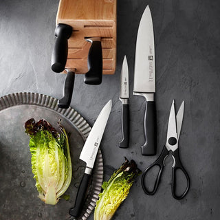 Zwilling Four Star Knives Natural Wood Block Set of 8 pieces - Buy now on ShopDecor - Discover the best products by ZWILLING design