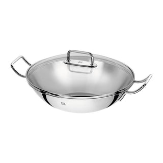 Zwilling Plus Stainless Steel Wok with lid diam. 32 cm Steel - Buy now on ShopDecor - Discover the best products by ZWILLING design