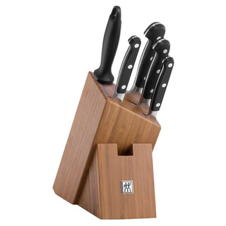 Zwilling Pro Knives Bamboo Block Set of 6 pieces - Buy now on ShopDecor - Discover the best products by ZWILLING design