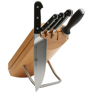 Zwilling Pro Knives Natural Wood Block Set of 6 pieces - Buy now on ShopDecor - Discover the best products by ZWILLING design