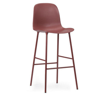 Normann Copenhagen Form steel bar chair with polypropylene seat h. 75 cm. - Buy now on ShopDecor - Discover the best products by NORMANN COPENHAGEN design