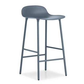 Normann Copenhagen Form steel bar stool with polypropylene seat h. 75 cm. - Buy now on ShopDecor - Discover the best products by NORMANN COPENHAGEN design