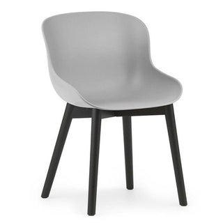 Normann Copenhagen Hyg polypropylene chair with black oak legs - Buy now on ShopDecor - Discover the best products by NORMANN COPENHAGEN design