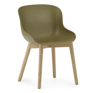 Normann Copenhagen Hyg polypropylene chair with oak legs - Buy now on ShopDecor - Discover the best products by NORMANN COPENHAGEN design