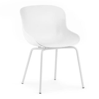 Normann Copenhagen Hyg polypropylene chair with steel legs - Buy now on ShopDecor - Discover the best products by NORMANN COPENHAGEN design