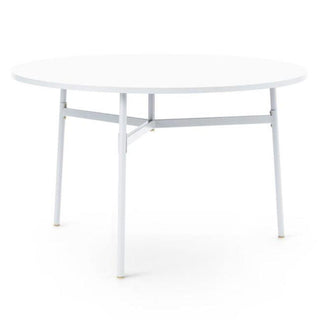 Normann Copenhagen Union table with laminate top diam. 120 cm, h. 74.5 cm. and steel legs - Buy now on ShopDecor - Discover the best products by NORMANN COPENHAGEN design