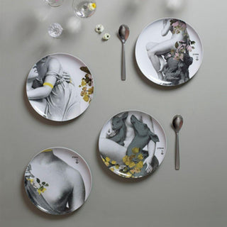 Ibride Faux-Semblants Extra-Plates Yuan Parnasse set 4 plates diam. 25 cm. Buy on Shopdecor IBRIDE collections