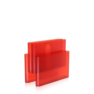 Kartell Magazine Rack with 4 compartments Kartell Orange red 31 - Buy now on ShopDecor - Discover the best products by KARTELL design