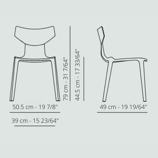 Kartell Re-chair by ILLY recycled technopolymer chair by ILLY - Buy now on ShopDecor - Discover the best products by KARTELL design