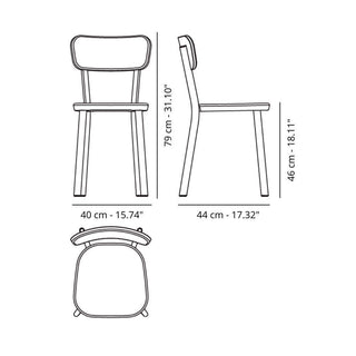 Magis Déjà-vu chair in polished aluminium - Buy now on ShopDecor - Discover the best products by MAGIS design