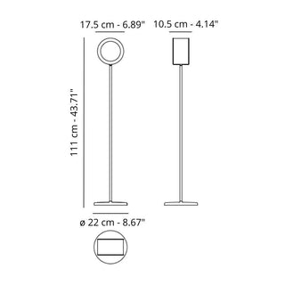 Magist Lost S LED floor lamp h. 111 cm. - Buy now on ShopDecor - Discover the best products by MAGIS design