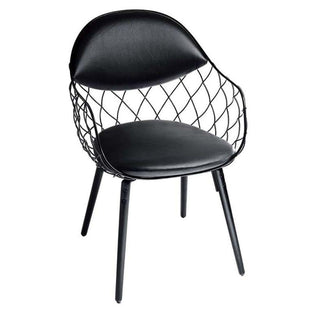 Magis Piña armchair Magis Black ash Black Real black leather - Buy now on ShopDecor - Discover the best products by MAGIS design