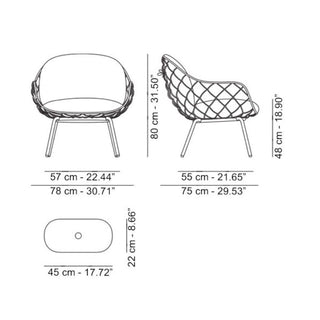 Magis Piña Low Armchair in ash - Buy now on ShopDecor - Discover the best products by MAGIS design