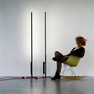 Martinelli Luce Colibrì floor lamp angular base LED black - Buy now on ShopDecor - Discover the best products by MARTINELLI LUCE design