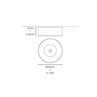 Martinelli Luce Corona ceiling/wall lamp white diam. 28 cm - Buy now on ShopDecor - Discover the best products by MARTINELLI LUCE design