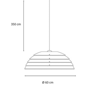 Martinelli Luce Cupolone suspension lamp white - Buy now on ShopDecor - Discover the best products by MARTINELLI LUCE design