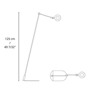 Martinelli Luce L'Amica floor lamp LED black - Buy now on ShopDecor - Discover the best products by MARTINELLI LUCE design