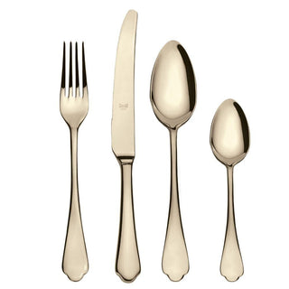 Mepra Dolce Vita 24-piece flatware set Mepra Champagne - Buy now on ShopDecor - Discover the best products by MEPRA design