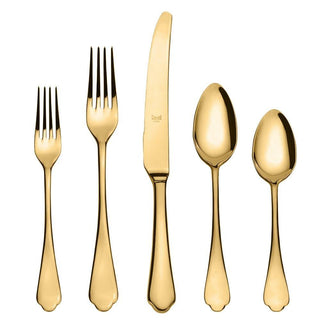 Mepra Dolce Vita 5-piece flatware set Mepra Gold - Buy now on ShopDecor - Discover the best products by MEPRA design