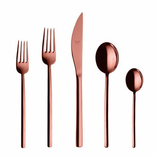 Mepra Due 20-piece flatware set Mepra Bronze - Buy now on ShopDecor - Discover the best products by MEPRA design