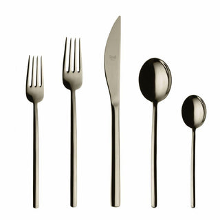 Mepra Due 20-piece flatware set Mepra Champagne - Buy now on ShopDecor - Discover the best products by MEPRA design