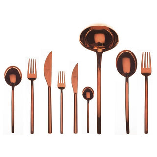 Mepra Due 75-piece flatware set Mepra Bronze - Buy now on ShopDecor - Discover the best products by MEPRA design