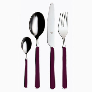 Mepra Fantasia 24-piece flatware set Mepra Fantasia Light Mauve - Buy now on ShopDecor - Discover the best products by MEPRA design