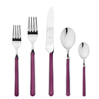 Mepra Fantasia 20-piece flatware set Mepra Fantasia Light Mauve - Buy now on ShopDecor - Discover the best products by MEPRA design