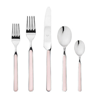 Mepra Fantasia 5-piece flatware set Mepra Fantasia Pale Pink - Buy now on ShopDecor - Discover the best products by MEPRA design