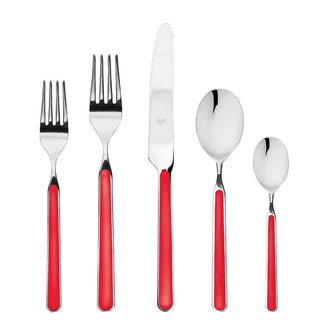 Mepra Fantasia 5-piece flatware set Mepra Fantasia Red - Buy now on ShopDecor - Discover the best products by MEPRA design