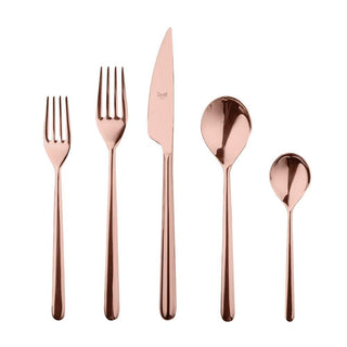 Mepra Linea 20-piece flatware set Mepra Bronze - Buy now on ShopDecor - Discover the best products by MEPRA design